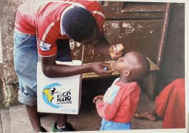 Immunizing children in Sierra Leone against polio