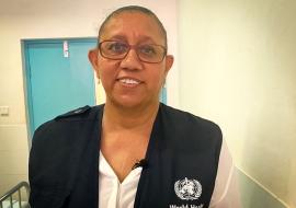 Meet team WHO: Dr Carolina Leite, Disease Prevention & Control Advisor, Cape Verde