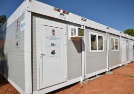 Mobile medical equipment container established at Soroti Regional Referral Hospital 