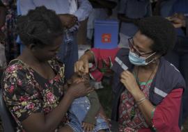 Malawi launches the first round of vaccination campaign against wild poliovirus type 1