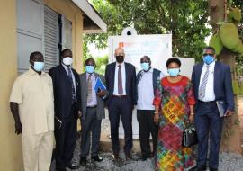 WHO and DANIDA hand over three generators to the Ministry of Health