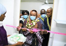 Inauguration du service de néonatologie du CHRI de Hombo