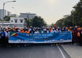 La marche Sportive Walk the talk, « Joindre le geste à la parole », le défi de la santé pour tous