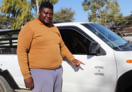 Erwin Meroro was admitted to the COVID of the Gobabis State Hospital for over two months Erwin Meroro was admitted to the COVID of the Gobabis State Hospital for over two months