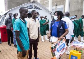 WHO and partners tour Ebola Treatment Centers in Uganda