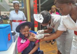 Sierra Leone targets cervical cancer mortality by vaccinating girls Sierra Leone HPV Vaccine launch
