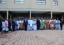 Photo de famille avec les chefs traditionnels