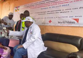 RCA : le Président TOUADERA lance la politique de surveillance à base communautaire à l’occasion de la journée mondiale contre le paludisme
