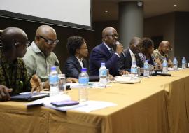 A press conference on Universal Health and Preparedness Review took place in Freetown