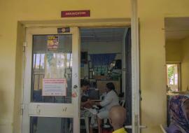 Vaccination site at Kuje General Hospital, Abuja