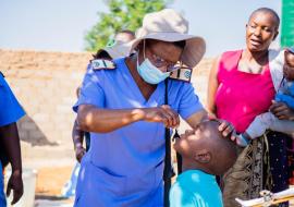 third round of polio vaccination campaign