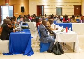 Partial view of participants at the AAR meeting in Liberia