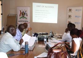 Drafting a manual on alcohol use disorders in Uganda