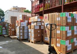 WHO delivered crucial medical supplies to save lives
