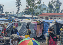 Internal displaced population in Kanyaruchinya camp, North Kivu, Eastern DRC - 