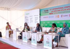 World Health Organization (WHO) led session at the International Conference on AIDS and STIs in Africa (ICASA). The session, titled "Improving HIV & TB outcomes through noncommunicable disease integration," highlighted the enhanced outcomes achieved through this approach.