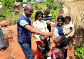 Vaccination orale choléra dans le village de Kifungo, zone de santé de Kalemie, dans la province du Tanganyika, au sud-est de la RDC_ 