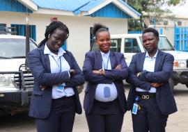 WHO's female drivers delivering healthcare services in South Sudan