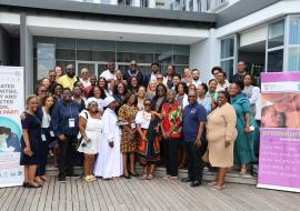 Group photo of participants at the training workshop to orient key stakeholders on Triple Elimination and the process of validation