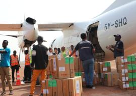 WHO South Sudan prepositioned emergency health kits from existing stockpiles in areas adjacent to the Sudan-South Sudan border