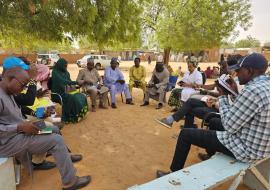 Preliminary meeting before the launching of the immunization campaign against meningitis