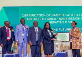 Namibia reaches key milestone in eliminating mother-to-child transmission of HIV and hepatitis B  