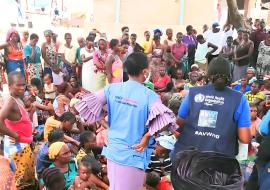 Sensitization of community members on prevention and identification of Lassa fever cases in Benue state. Sensitization of community members on prevention and identification of Lassa fever cases in Benue state.