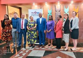 Ambassador John Nkengasong, US Global AIDS Coordinator, led the Global Health Security and Diplomacy team to Botswana. Ambassador John Nkengasong, US Global AIDS Coordinator, led the Global Health Security and Diplomacy team to Botswana.