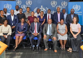 WHO Botswana staff members