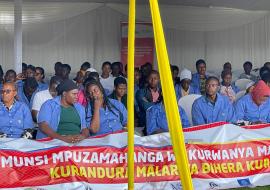 World Malaria Day in the Ndera sector of Gasabo district