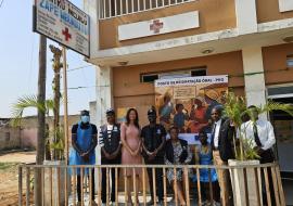 Zape Mbundu Medical Center during Cholera outbreak