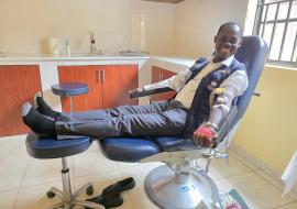 Strengthening safe blood supply to help save lives