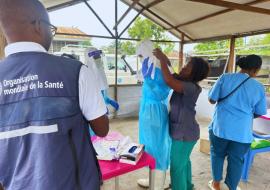 Tackling mpox through GOARN support and local collaboration in the Democratic Republic of the Congo.