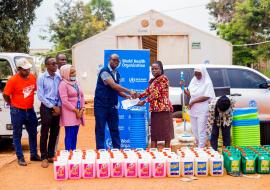 WHO supports Government Response to Influx of Asylum Seekers with Vital Health Supplies 