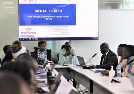 Prioritizing mental health and wellbeing during times of crisis at WHO Uganda: Resilience in the face of change