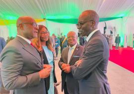 Directeur Régional et le Ministre de l'Economie du Congo à la CEMAC