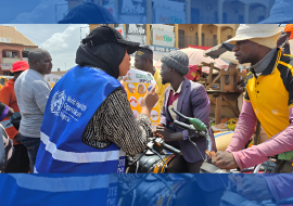 Figure 1Market sensitisation on mpox for prevention, behvaioural change and early health seeking - 