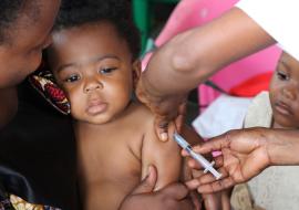 Joint Mission Advocacy for Measles funding to DRC - 