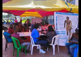 WHO at the UN@80 mobile clinic