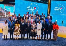 Participants at the summit in a group photo