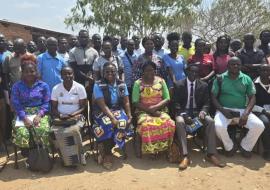 Group picture of GER in Immunization community change agents in Thundiwike, Mzimba North
