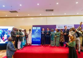 Dignitaries during the EU SPIN launch