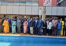 Photo de groupe des participants à l’atelier pluriannuel 2026‑2028 visant à améliorer la performance des campagnes de santé publique.