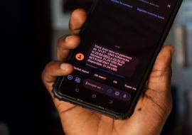 confirmation d'un paiement digital d'un acteur de la campagne 
