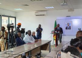point de presse du ministre