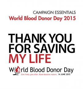 World Blood Donor Day 2015