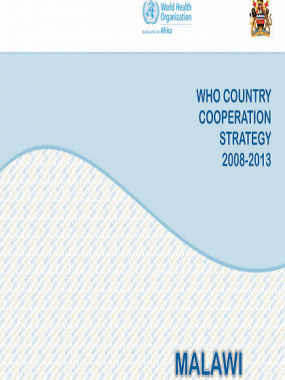 Malawi Country Cooperation Strategy 2008-2013 