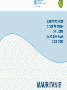 Stratégie de Coopération avec le Pays: Mauritanie 2009-2013