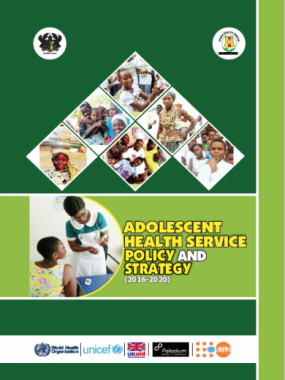 Adolescent Health Services Policy and Strategy, 2016-2020