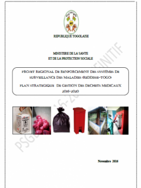 Plan stratégiques de gestion des gestions médicaux (2016-2020)
